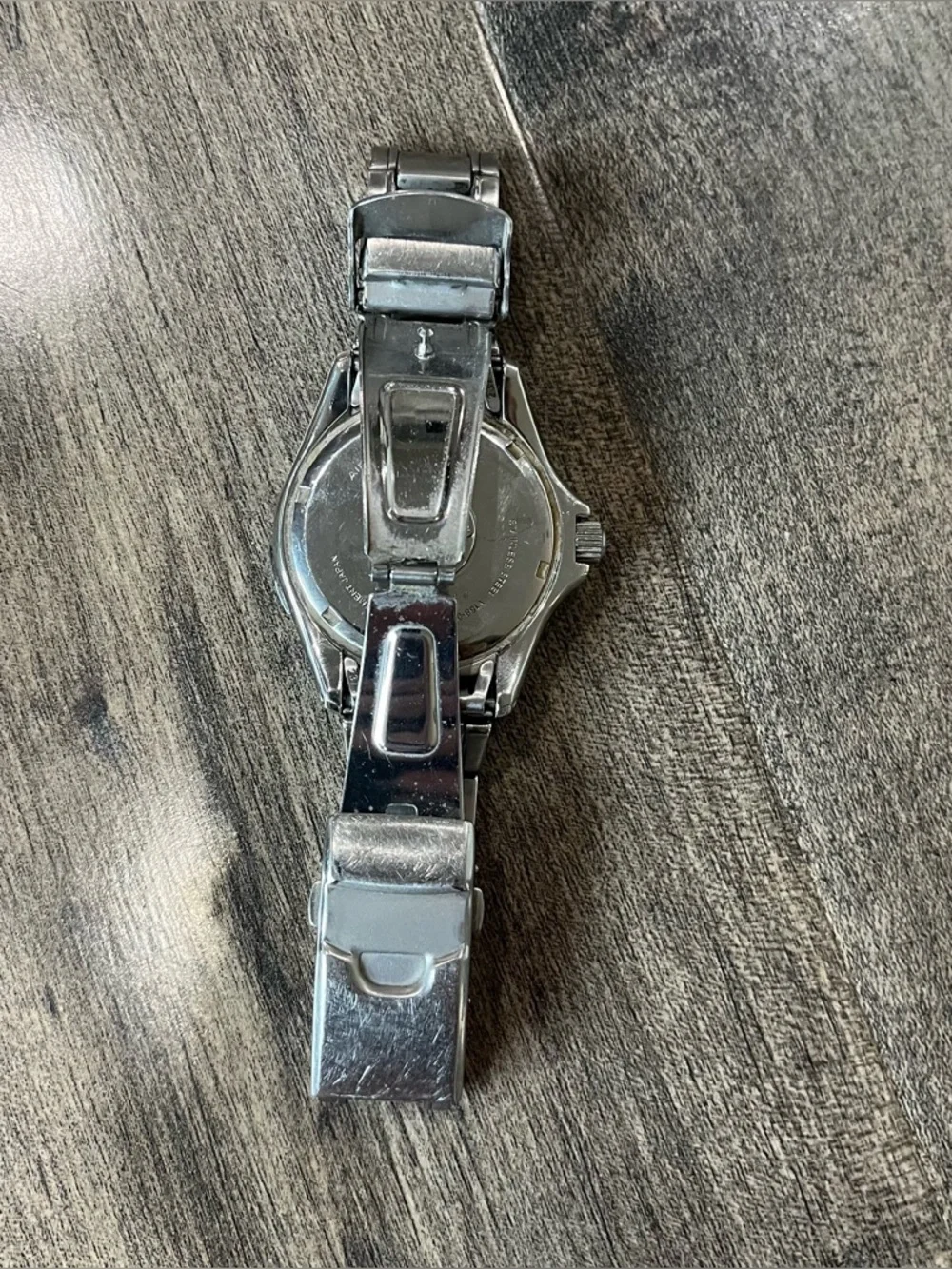 SEIKO Divers 200m V158-0AE0 Solar Stainless Steel Watch Made In Japan